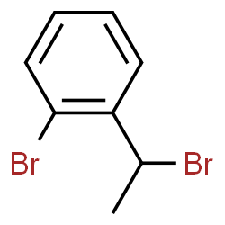 ChemSpider 2D Image | 1-Bromo-2-(1-bromoethyl)benzene | C8H8Br2