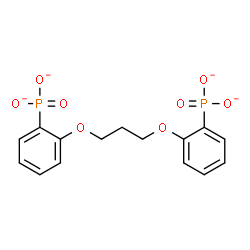 ChemSpider 2D Image | [1,3-Propanediylbis(oxy-2,1-phenylene)]bis(phosphonate) | C15H14O8P2