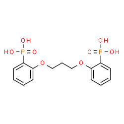 ChemSpider 2D Image | [1,3-Propanediylbis(oxy-2,1-phenylene)]bis(phosphonic acid) | C15H18O8P2