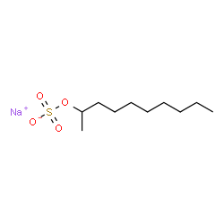 ChemSpider 2D Image | Sodium 2-decanyl sulfate | C10H21NaO4S