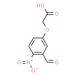 ChemSpider 2D Image | (3-Formyl-4-nitrophenoxy)acetic acid | C9H7NO6