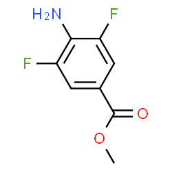 ChemSpider 2D Image | Methyl 4-amino-3,5-difluorobenzoate | C8H7F2NO2