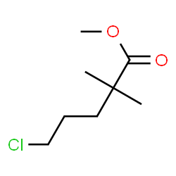 ChemSpider 2D Image | Methyl 5-chloro-2,2-dimethylpentanoate | C8H15ClO2