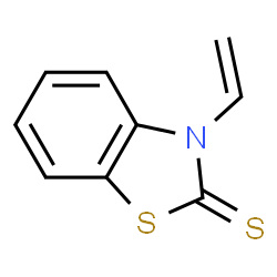 ChemSpider 2D Image | 3-ETHENYL-2(3H)-BENZOTHIAZOLETHIONE | C9H7NS2