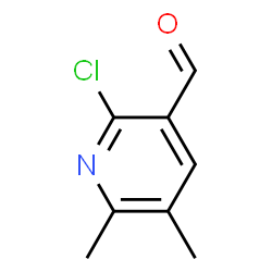 ChemSpider 2D Image | 2-Chloro-5,6-dimethylnicotinaldehyde | C8H8ClNO