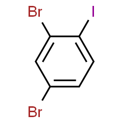 ChemSpider 2D Image | 2,4-Dibromo-1-iodobenzene | C6H3Br2I