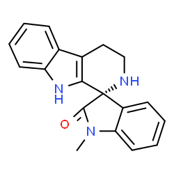 ChemSpider 2D Image | (1S)-1'-Methyl-2,3,4,9-tetrahydrospiro[beta-carboline-1,3'-indol]-2'(1'H)-one | C19H17N3O