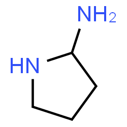 ChemSpider 2D Image | 2,3,4,5-tetrahydropyrrol-2-amine | C4H9N2