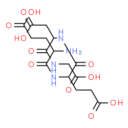 ChemSpider 2D Image | glu-glu-asp-gly | C16H24N4O11
