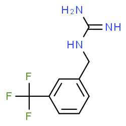 ChemSpider 2D Image | 1-[3-(Trifluoromethyl)benzyl]guanidine | C9H10F3N3