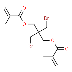 ChemSpider 2D Image | 2,2-Bis(bromomethyl)-1,3-propanediyl bis(2-methylacrylate) | C13H18Br2O4