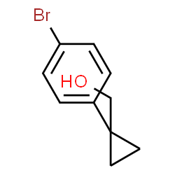 ChemSpider 2D Image | (1-(4-bromophenyl)cyclopropyl)methanol | C10H11BrO