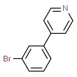 ChemSpider 2D Image | 4-(3-Bromophenyl)pyridine | C11H8BrN