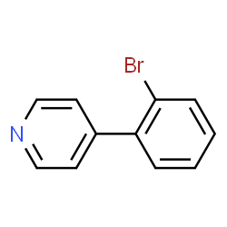 ChemSpider 2D Image | 4-(2-Bromophenyl)pyridine | C11H8BrN