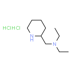 ChemSpider 2D Image | N-Ethyl-N-(2-piperidinylmethyl)ethanamine dihydrochloride | C10H24Cl2N2