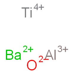 ChemSpider 2D Image | aluminum; barium(+2) cation; oxygen(-2) anion; titanium(+4) cation | AlBaOTi