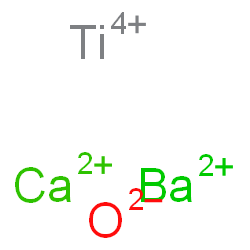 ChemSpider 2D Image | calcium; barium(+2) cation; oxygen(-2) anion; titanium(+4) cation | BaCaOTi