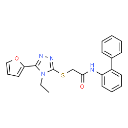 ChemSpider 2D Image | MFCD04022268 | C22H20N4O2S