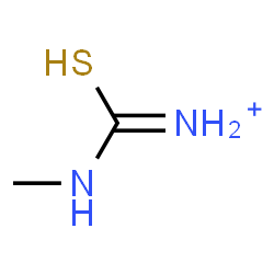 ChemSpider 2D Image | (Methylamino)(thioxo)methanaminium | C2H7N2S