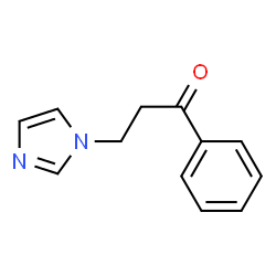 ChemSpider 2D Image | 3-(1H-Imidazol-1-yl)-1-phenyl-1-propanone | C12H12N2O