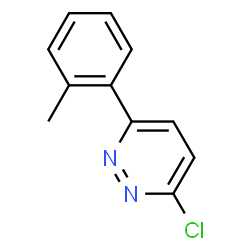 ChemSpider 2D Image | 3-Chloro-6-(2-methylphenyl)pyridazine | C11H9ClN2