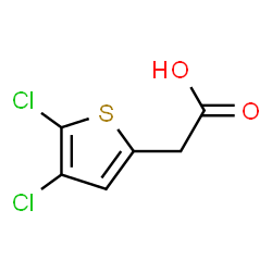 ChemSpider 2D Image | (4,5-Dichloro-2-thienyl)acetic acid | C6H4Cl2O2S