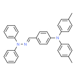 ChemSpider 2D Image | 4-[(E)-(Diphenylhydrazono)methyl]-N,N-bis(4-methylphenyl)aniline | C33H29N3