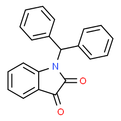 ChemSpider 2D Image | 1-Benzhydryl-1H-indole-2,3-dione | C21H15NO2