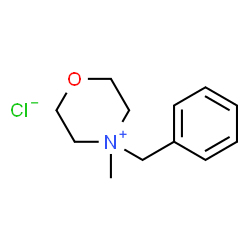 ChemSpider 2D Image | 4-Benzyl-4-methylmorpholin-4-ium chloride | C12H18ClNO