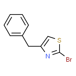 ChemSpider 2D Image | 4-Benzyl-2-bromothiazole | C10H8BrNS