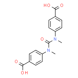 ChemSpider 2D Image | 4,4'-[Carbonylbis(methylimino)]dibenzoic acid | C17H16N2O5