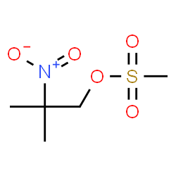 ChemSpider 2D Image | 2-Methyl-2-nitropropyl methanesulfonate | C5H11NO5S