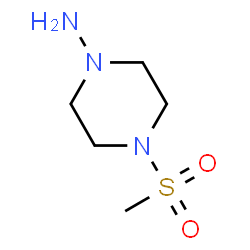 ChemSpider 2D Image | 4-methanesulfonylpiperazin-1-amine | C5H13N3O2S