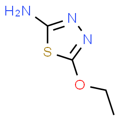 ChemSpider 2D Image | 5-Ethoxy-1,3,4-thiadiazol-2-amine | C4H7N3OS