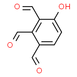 ChemSpider 2D Image | 4-Hydroxy-1,2,3-benzenetricarbaldehyde | C9H6O4