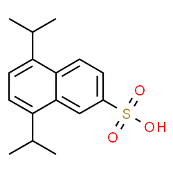ChemSpider 2D Image | 5,8-Diisopropyl-2-naphthalenesulfonic acid | C16H20O3S