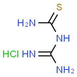 ChemSpider 2D Image | 1-Carbamimidoylthiourea hydrochloride (1:1) | C2H7ClN4S