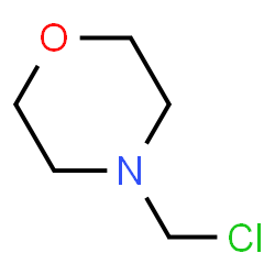 ChemSpider 2D Image | N-Chloromethylmorpholine | C5H10ClNO