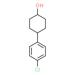 ChemSpider 2D Image | 4-(4-Chlorophenyl)cyclohexanol | C12H15ClO