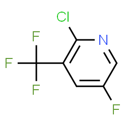 ChemSpider 2D Image | 2-Chloro-5-fluoro-3-(trifluoromethyl)pyridine | C6H2ClF4N