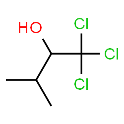 ChemSpider 2D Image | 1,1,1-Trichloro-3-methyl-2-butanol | C5H9Cl3O