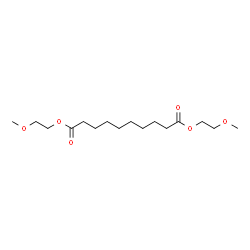 ChemSpider 2D Image | Bis(2-methoxyethyl) sebacate | C16H30O6