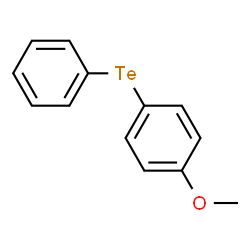ChemSpider 2D Image | 1-Methoxy-4-(phenyltellanyl)benzene | C13H12OTe