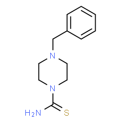 ChemSpider 2D Image | 4-Benzyl-1-piperazinecarbothioamide | C12H17N3S
