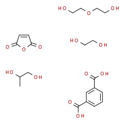 ChemSpider 2D Image | ethylene glycol; furan-2,5-dione; 2-(2-hydroxyethoxy)ethanol; isophthalic acid; propane-1,2-diol | C21H32O14