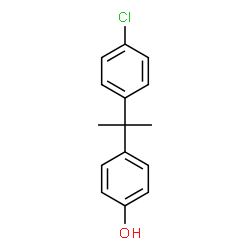 ChemSpider 2D Image | 4-[2-(4-Chlorophenyl)-2-propanyl]phenol | C15H15ClO