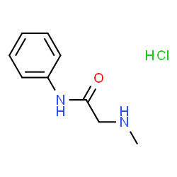 ChemSpider 2D Image | N~2~-Methyl-N-phenylglycinamide hydrochloride (1:1) | C9H13ClN2O