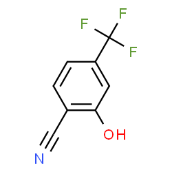 ChemSpider 2D Image | 2-Hydroxy-4-(trifluoromethyl)benzonitrile | C8H4F3NO