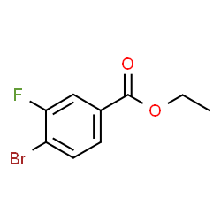 ChemSpider 2D Image | Ethyl 4-bromo-3-fluorobenzoate | C9H8BrFO2