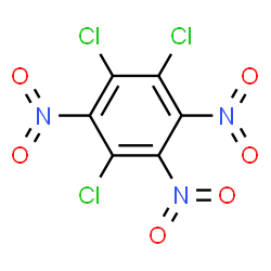 ChemSpider 2D Image | 1,2,4-Trichloro-3,5,6-trinitrobenzene | C6Cl3N3O6